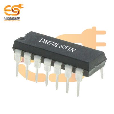 DM74LS51N AND/OR/INVERT Gate Configurable Logic IC 2 Circuit 10 Input (3, 3, 2, 2) Input 14-PDIP
